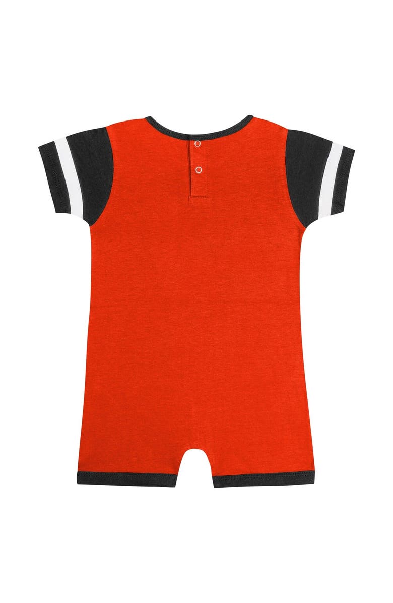 Outerstuff Infant Fanatics Branded Orange Baltimore Orioles Fast Pitch Romper, Alternate, color, 