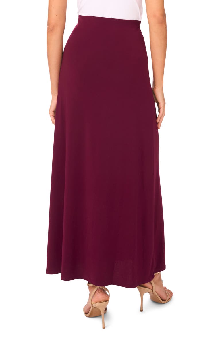 Vince Camuto A-Line Maxi Skirt, Alternate, color, Mulberry