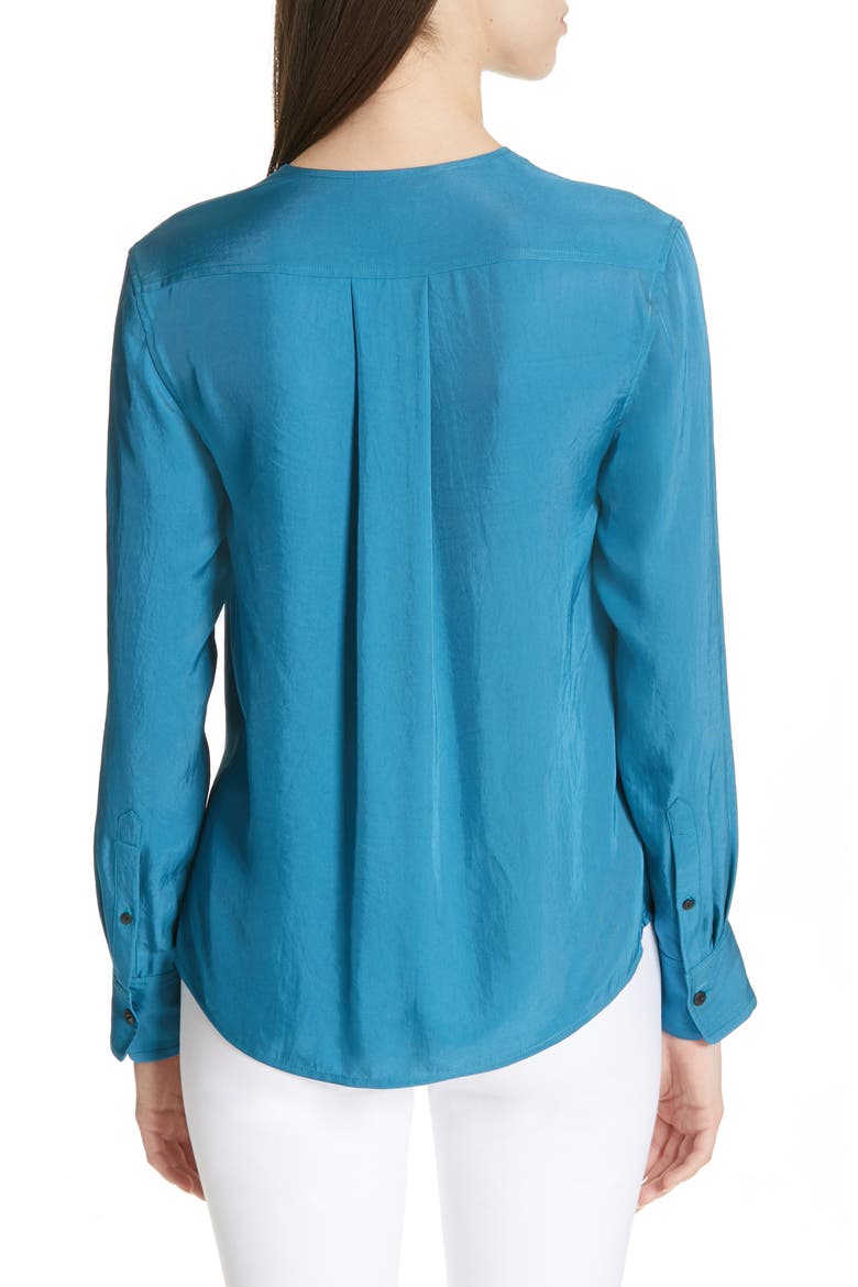 Felix Wrap Top, Alternate, color, BLUE TEAL