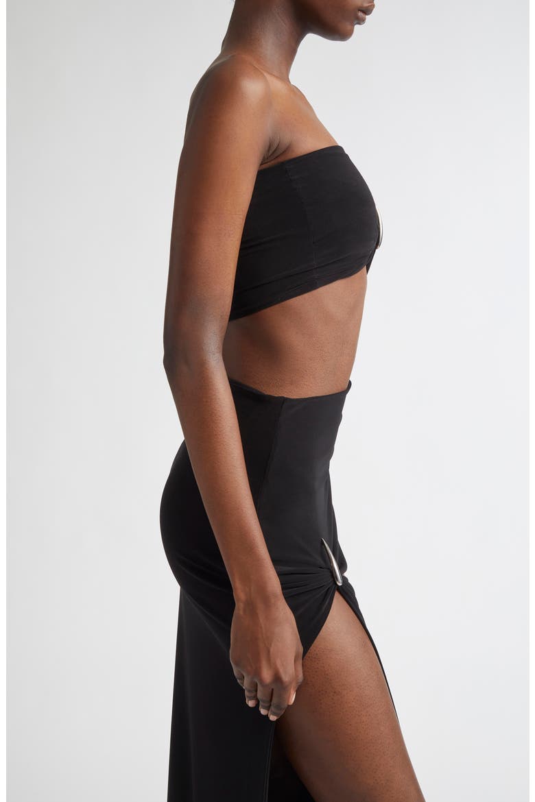Claw Stapless Bralette, Alternate, color, BLACK