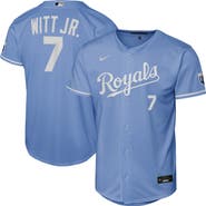 Nike Youth Nike Bobby Witt Jr. Light Blue Kansas City Royals Alternate Stadium Jersey