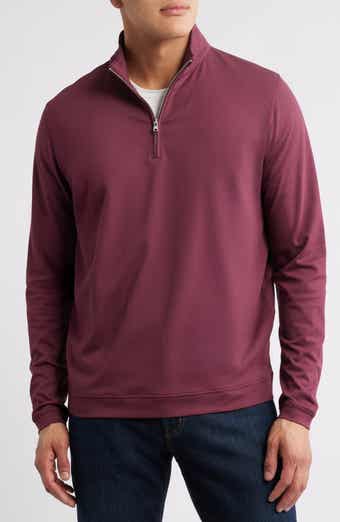 Peter Millar Pima Cotton & Modal Blend Piqué Quarter Zip Pullover