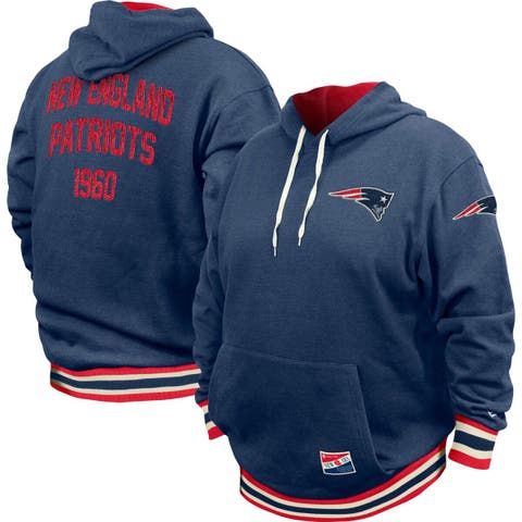 Men's New Era Navy New England Patriots Big & Tall NFL Pullover Hoodie