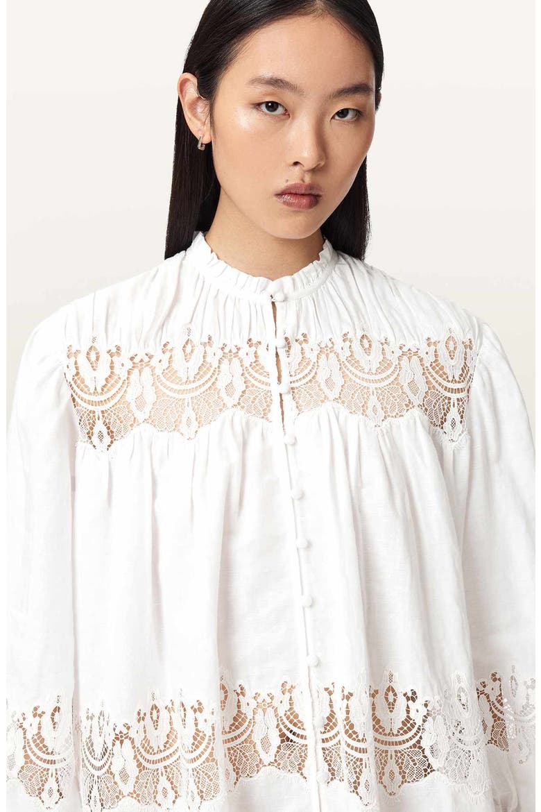 Talisa Lace Minidress, Alternate, color, WHITE