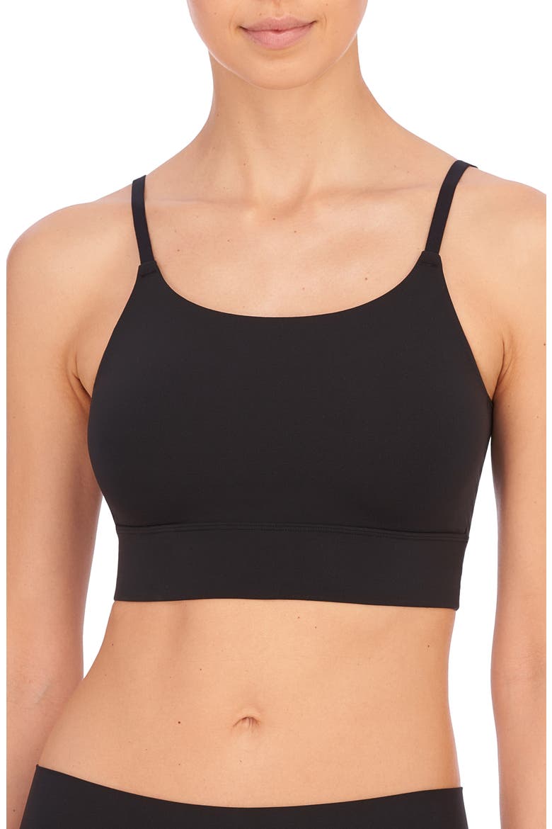 Bliss Flex Bralette, Main, color, BLACK
