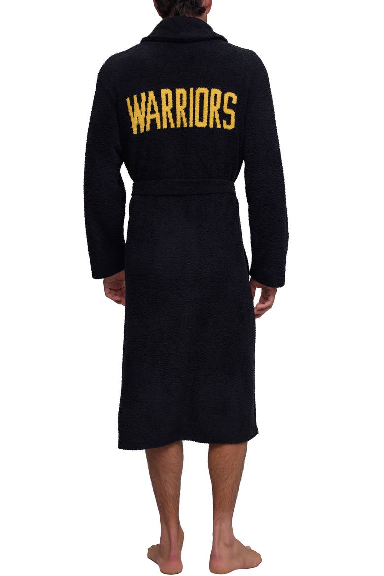 Golden State Warriors Unisex Robe, Alternate, color, BLACK MULTI