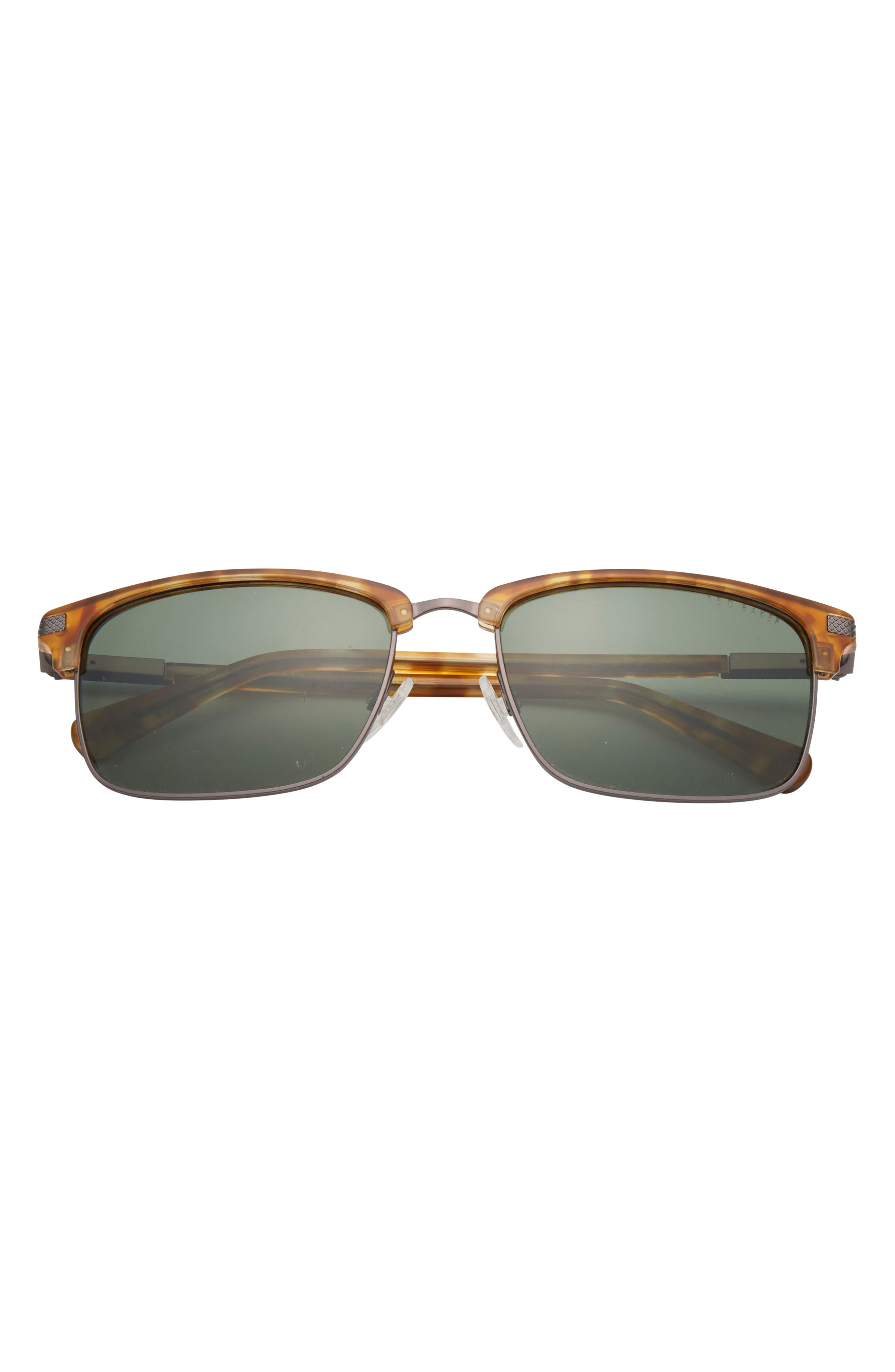 Ted Baker London Clubmaster 57mm Full Rim Polarized Sunglasses