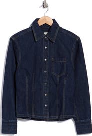 TWP Franny Cotton Denim Shirt