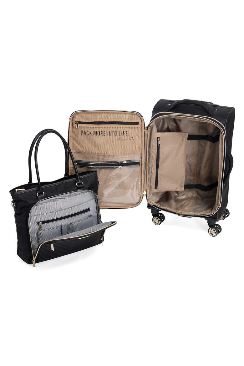 Chelsea Travel Two-Piece Set, Alternate, color, BLACK