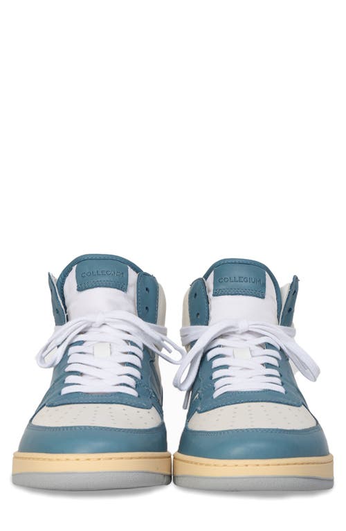 Collegium Pillar Destroyer High Top Sneaker In Blue