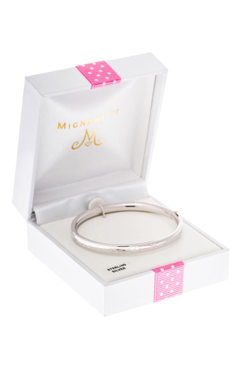 Mignonette 'Little Star' Sterling Silver Bracelet, Alternate, color, Sterling Silver