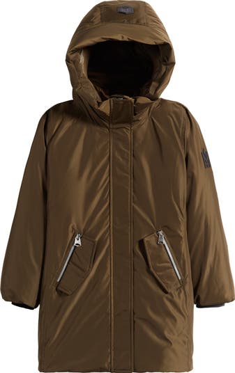 Kids' Shayna-T 800 Fill Power Down Jacket with Bib