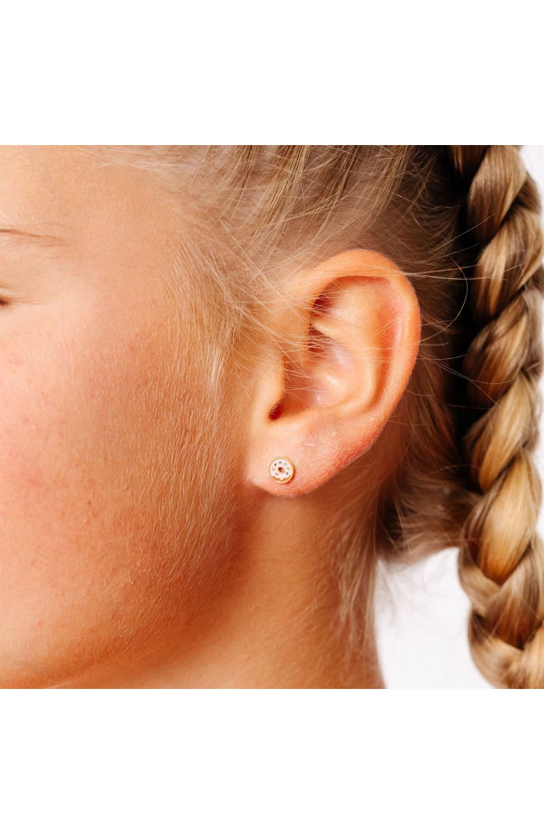 Pip Pop Donut Stud Earrings, Alternate, color, Pink