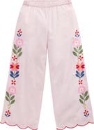 Mini Boden Kids' Scallop Hem Pants