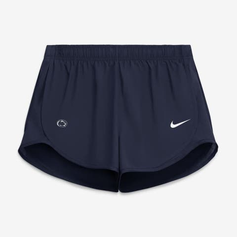 Women's Nike Navy Penn State Nittany Lions Tempo Mid-Rise Dri-FIT Shorts
