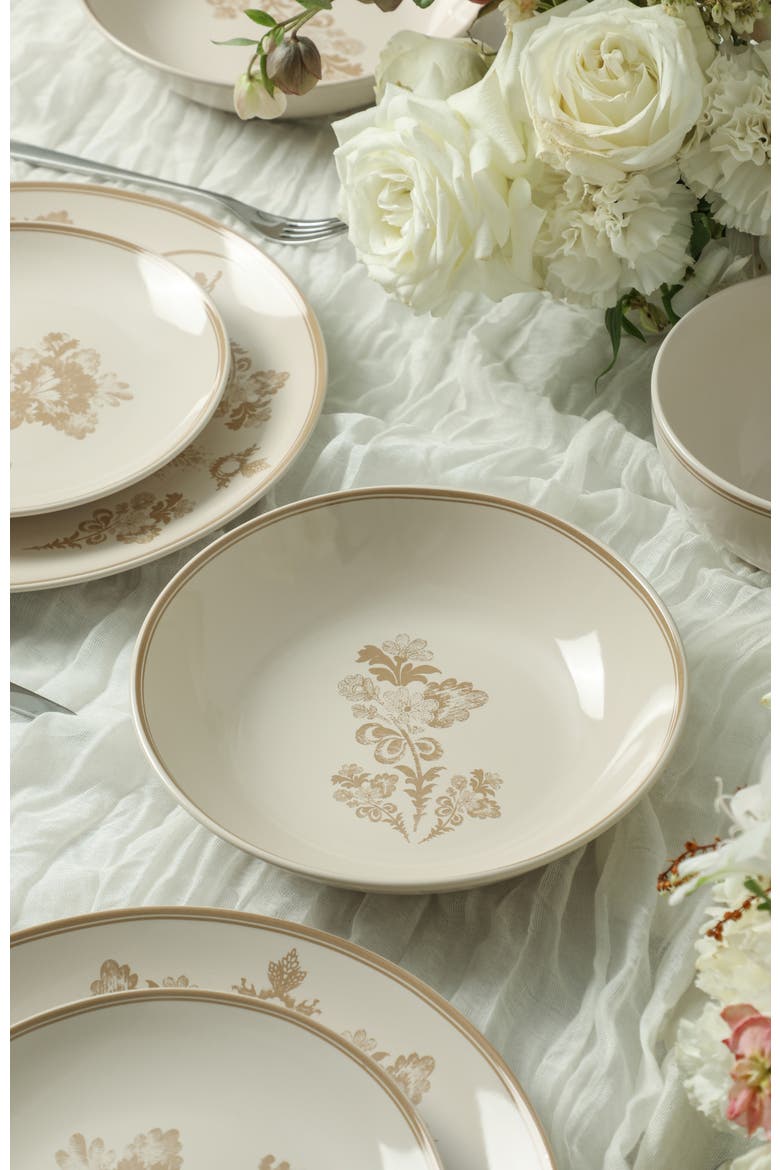 Opal Stoneware 32-Piece Dinnerware Set, Alternate, color, Beige
