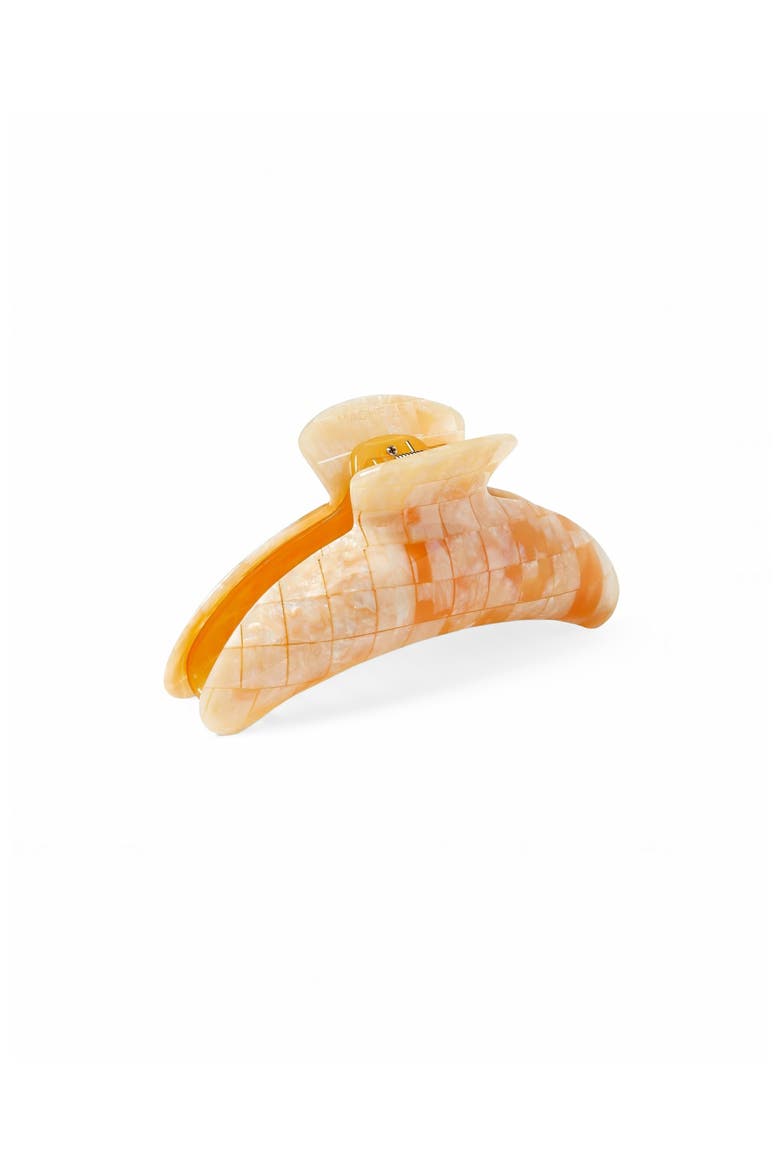 Jumbo Heirloom Claw, Alternate, color, Sea Shell Checker