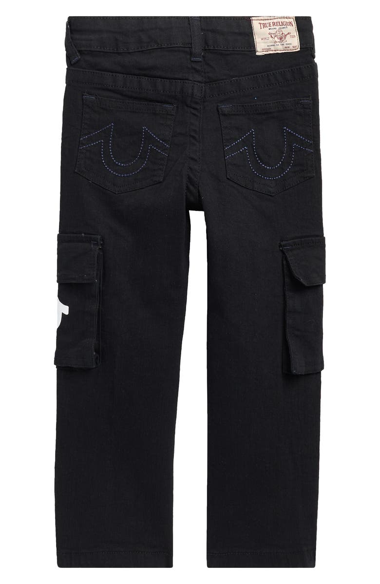 True Religion Kids' Logo T-Shirt & Jeans Set, Alternate, color, Daphn