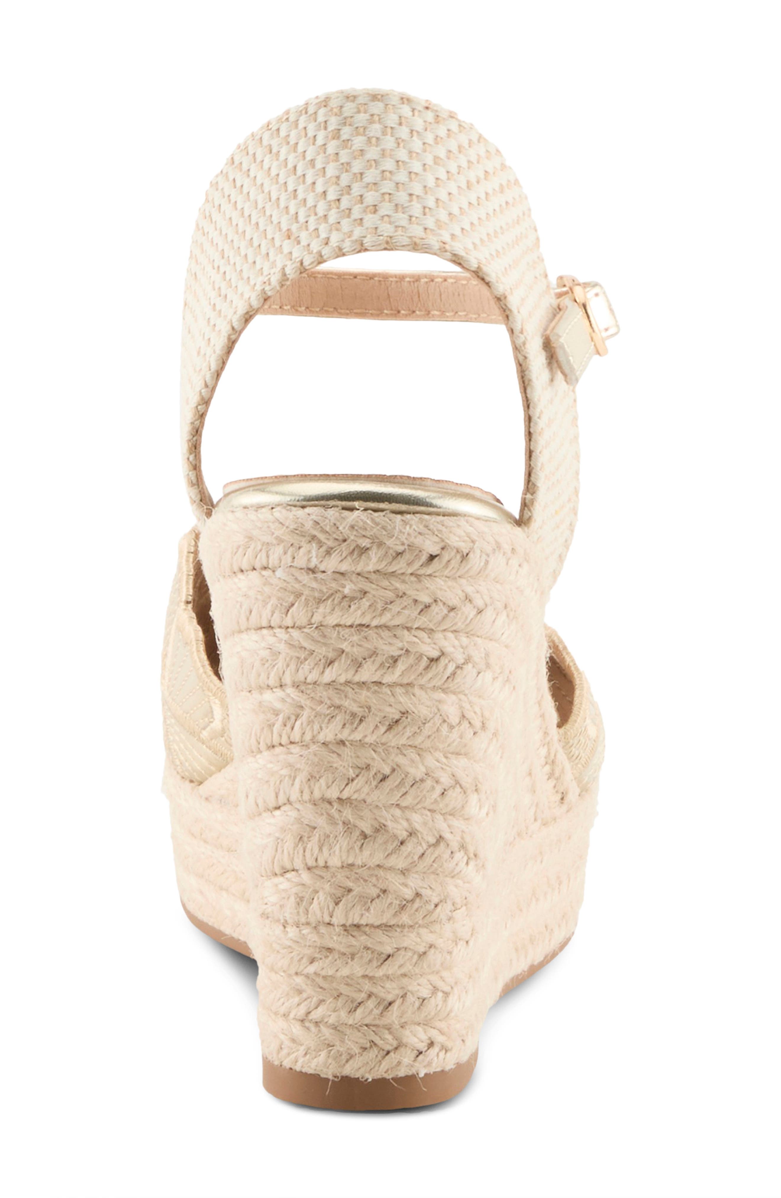 AZURA BY SPRING STEP Amelia Platform Wedge, Alternate, color, Gold Multi