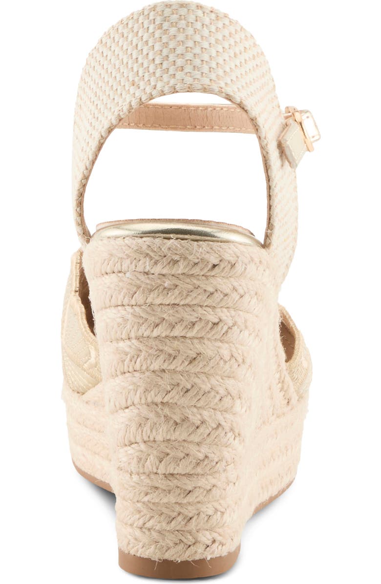 AZURA BY SPRING STEP Amelia Platform Wedge, Alternate, color, Gold Multi