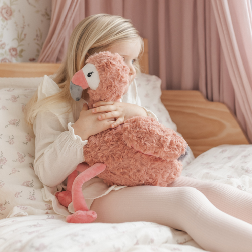 Mindful & Co Mindful And Co Kids Francesca The Weighted Flamingo In Pink