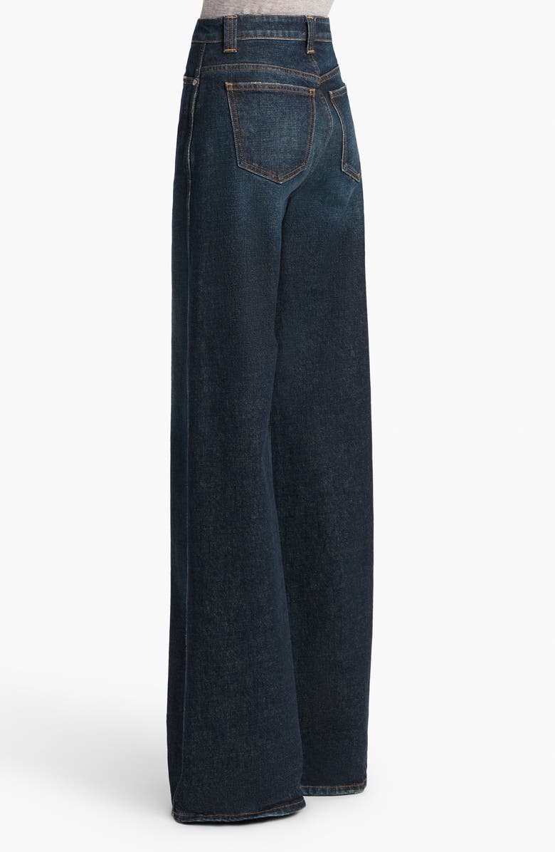 Khaite Dane High Waist Wide Leg Jeans, Alternate, color,
