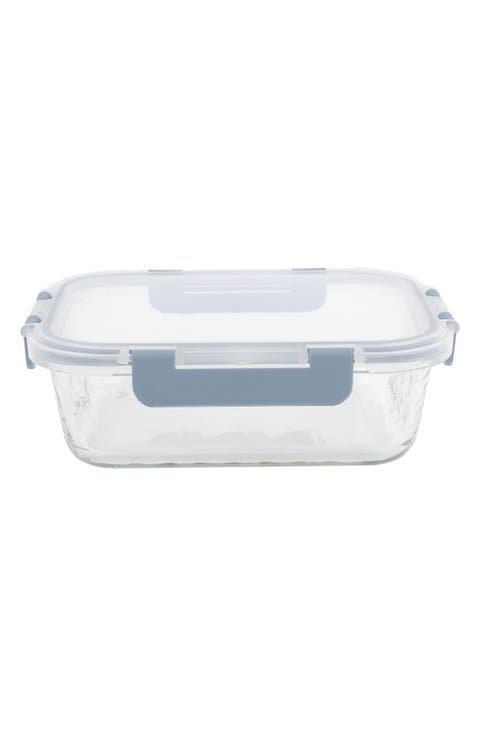 6-Piece Glass Food Containers & Lids
