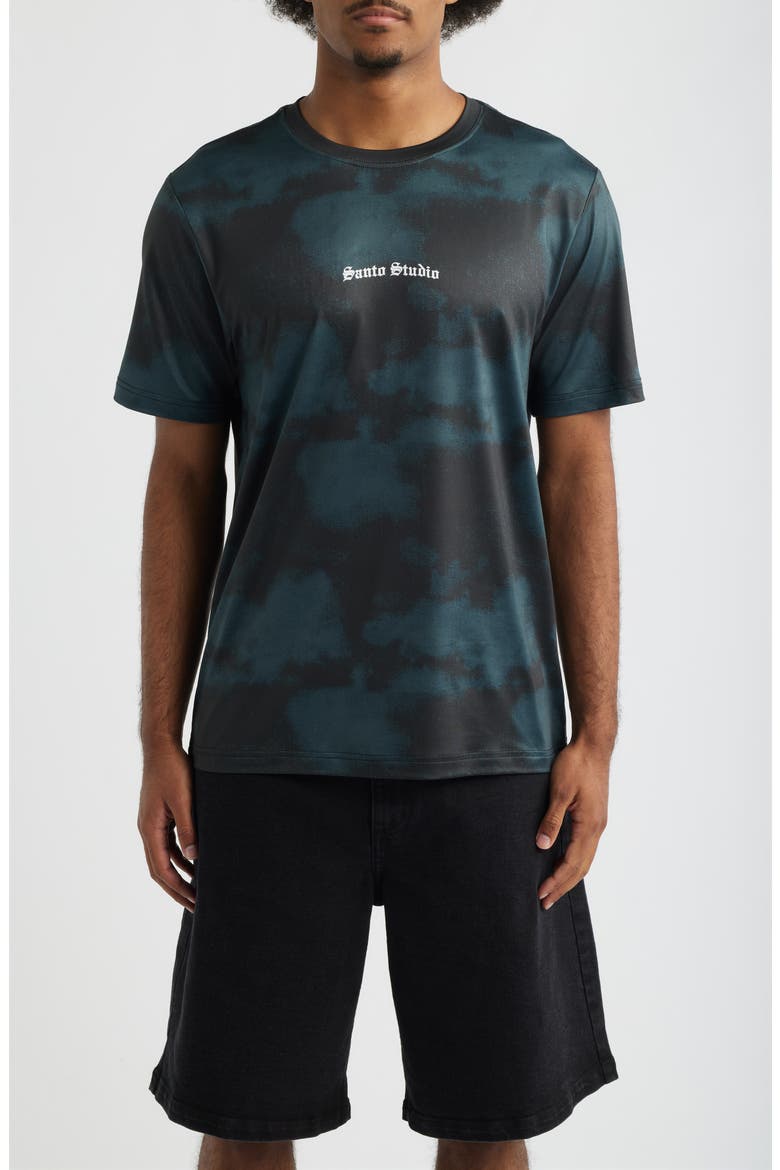 Team Tech Graphic T-shirt, Main, color, BLACK