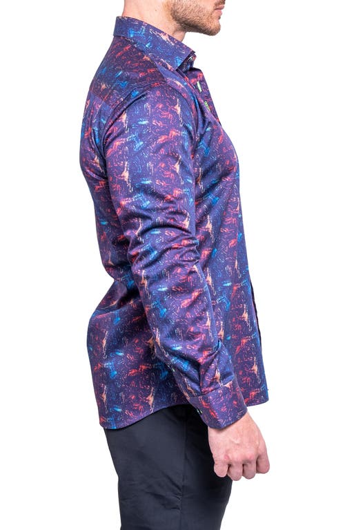 Maceoo Fibonacci Resistance Contemporary Fit Button-up Shirt
