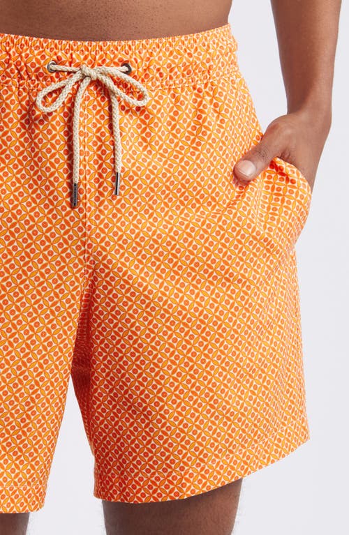 Fair Harbor The Bayberry Swim Trunks In Orange