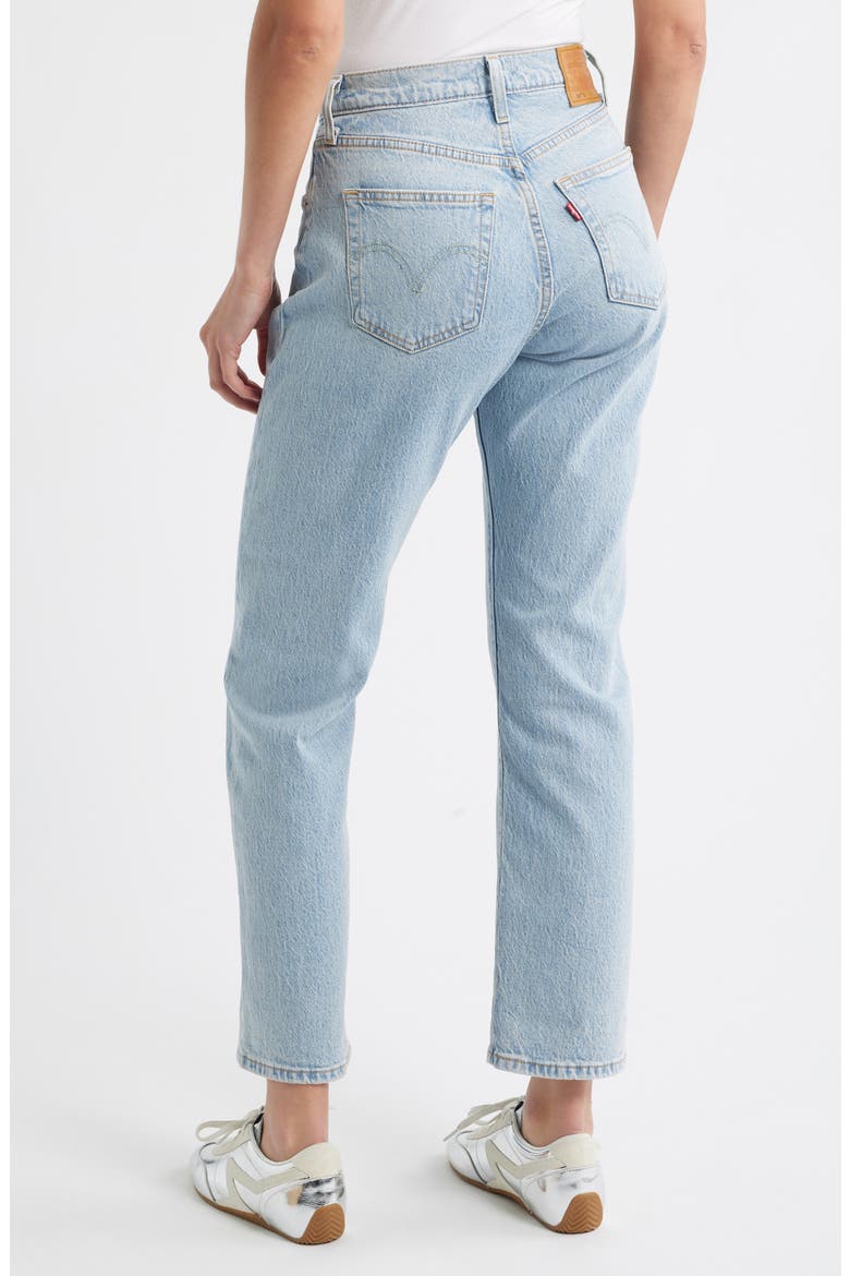 501® Curve High Waist Straight Leg Jeans, Alternate, color, LAUGH AND LIE