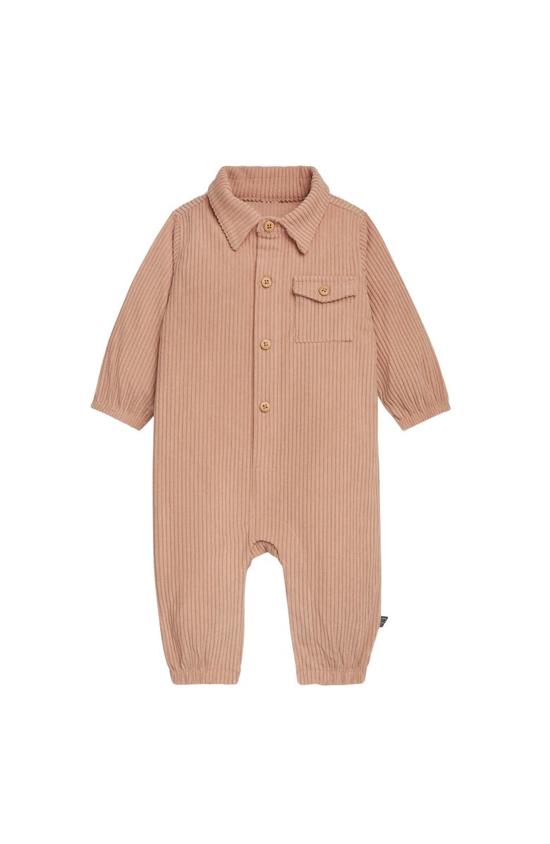 Modern Moments<sup>™</sup> by Gerber Corduroy Romper, Main, color, Light Brown