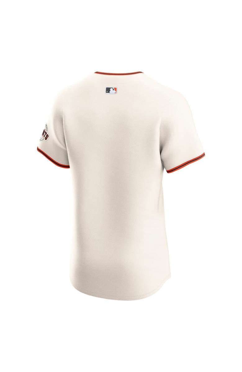 Nike Men's Nike Cream San Francisco Giants Home Elite Jersey, Alternate, color,