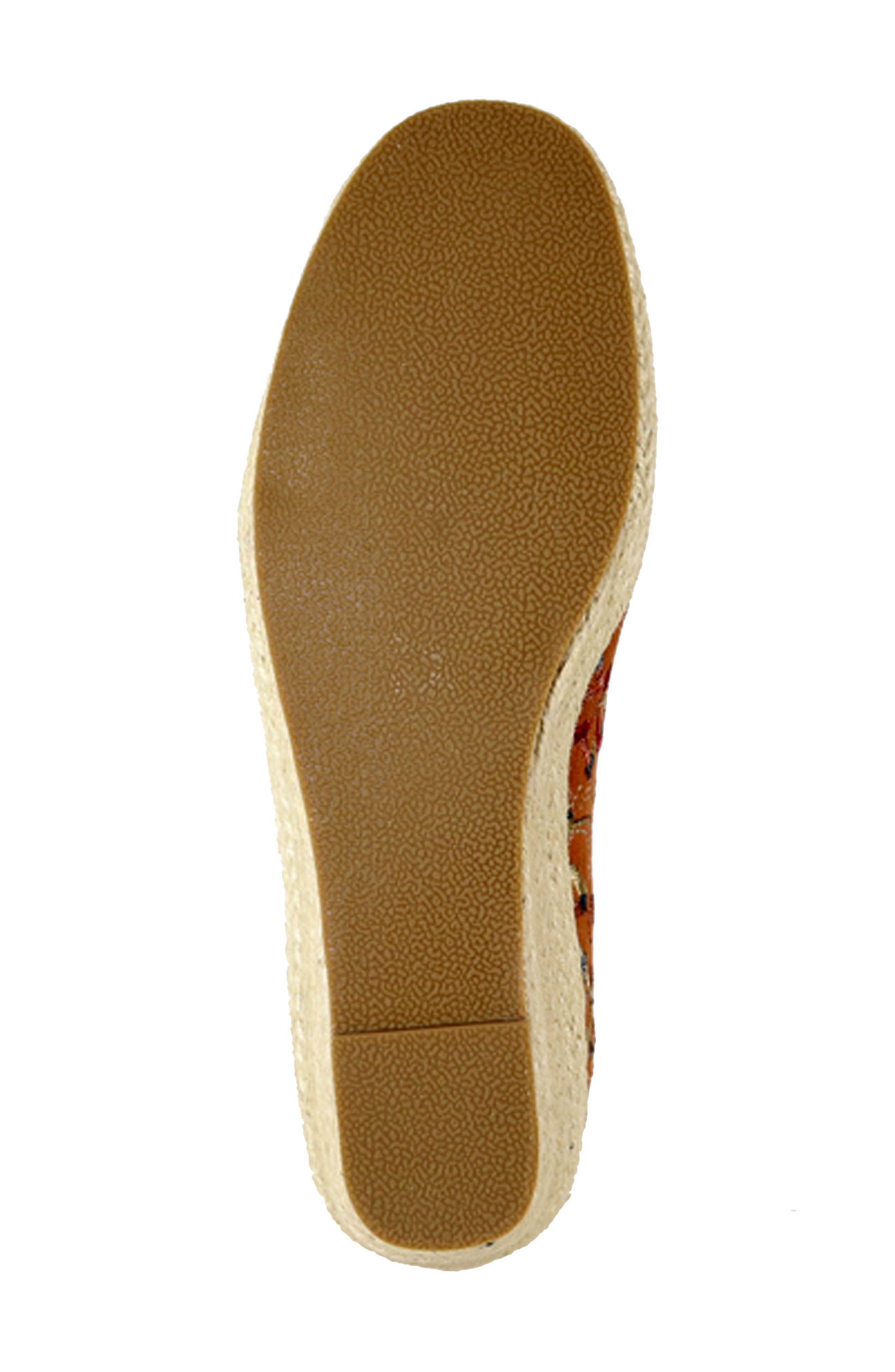 David Tate Stroll Espadrille Flat, Alternate, color, Rust Multi Fabric