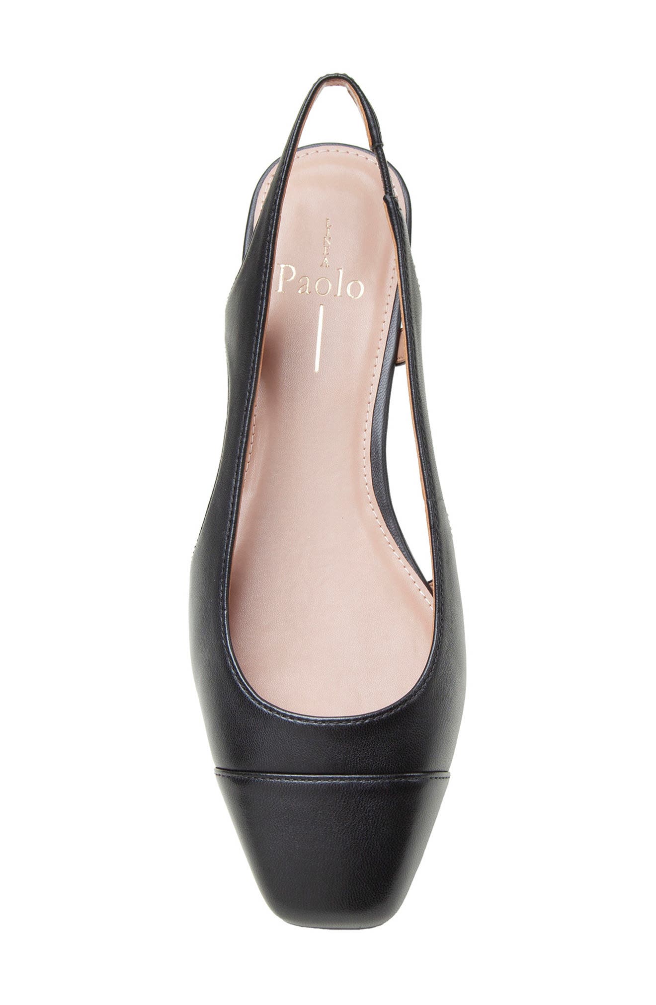 Linea Paolo Charley Slingback Pump, Alternate, color, Black