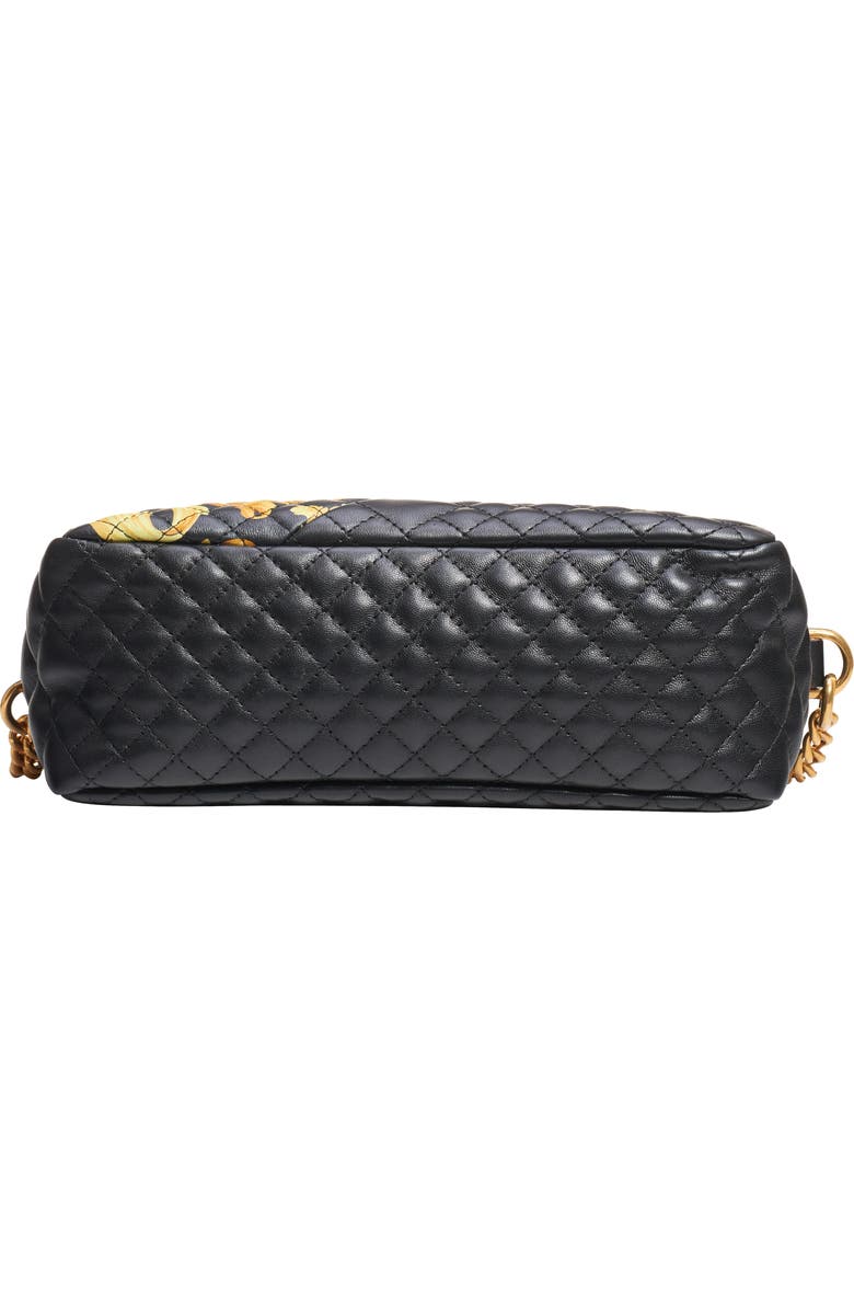 Versace Baroque Icon Quilted Leather Camera Bag, Alternate, color,
