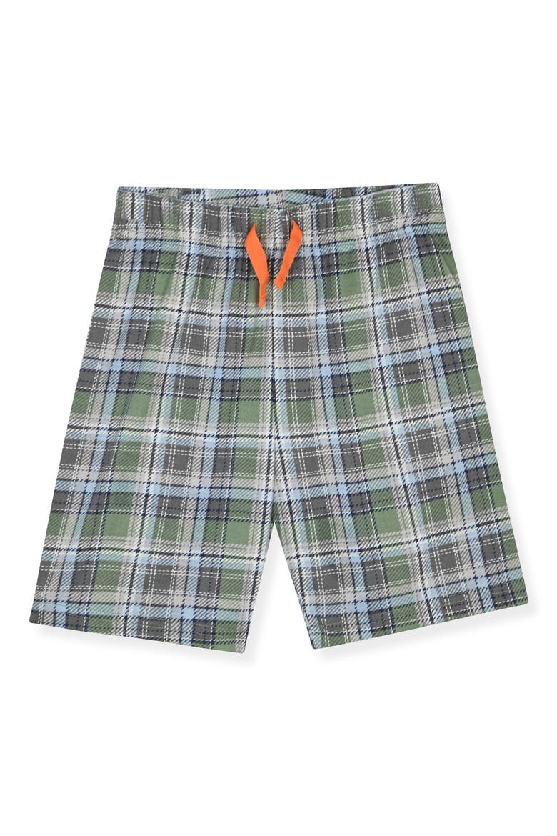 Kids' T-Shirt & Pajama Shorts Set, Alternate, color, GREEN