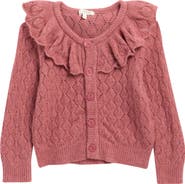 NORALEE Kids' Ruffle Cardigan