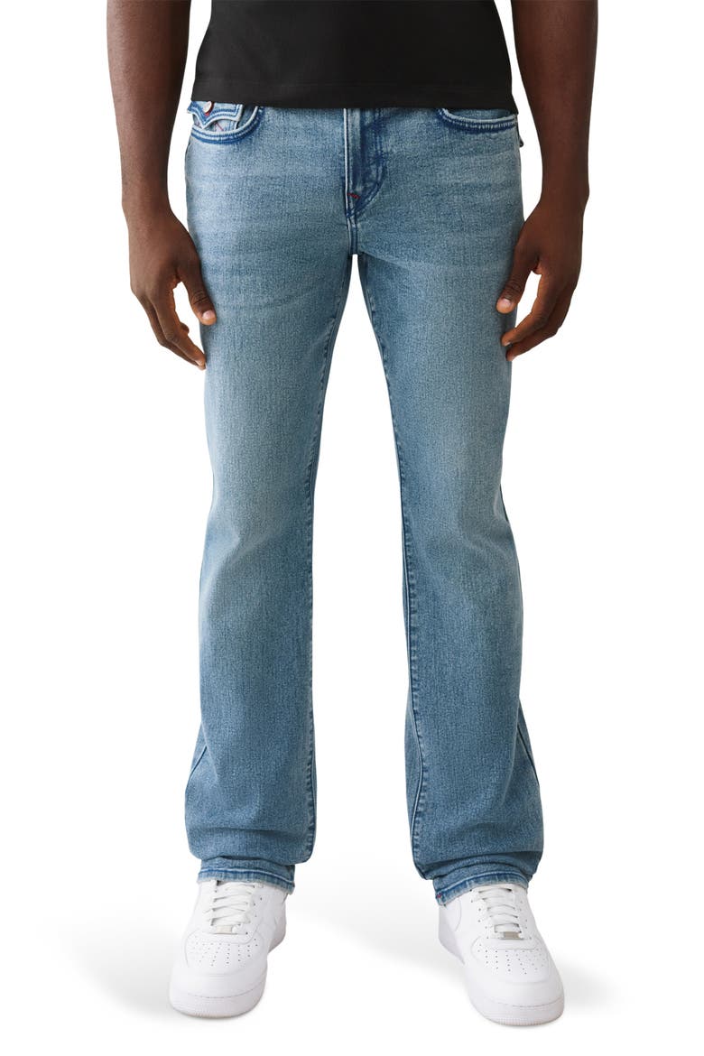 Ricky Straight Leg Jeans, Main, color, LIGHT PEPPERMINT WASH