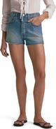 Favorite Daughter The Caroline High Waist Cutoff Denim Shorts