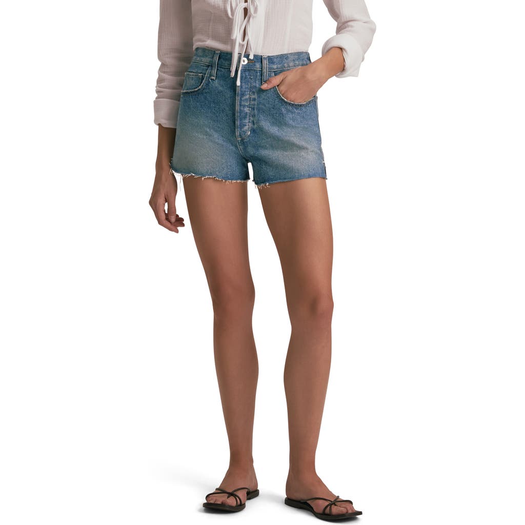 Shop Favorite Daughter The Caroline High Waist Cutoff Denim Shorts
