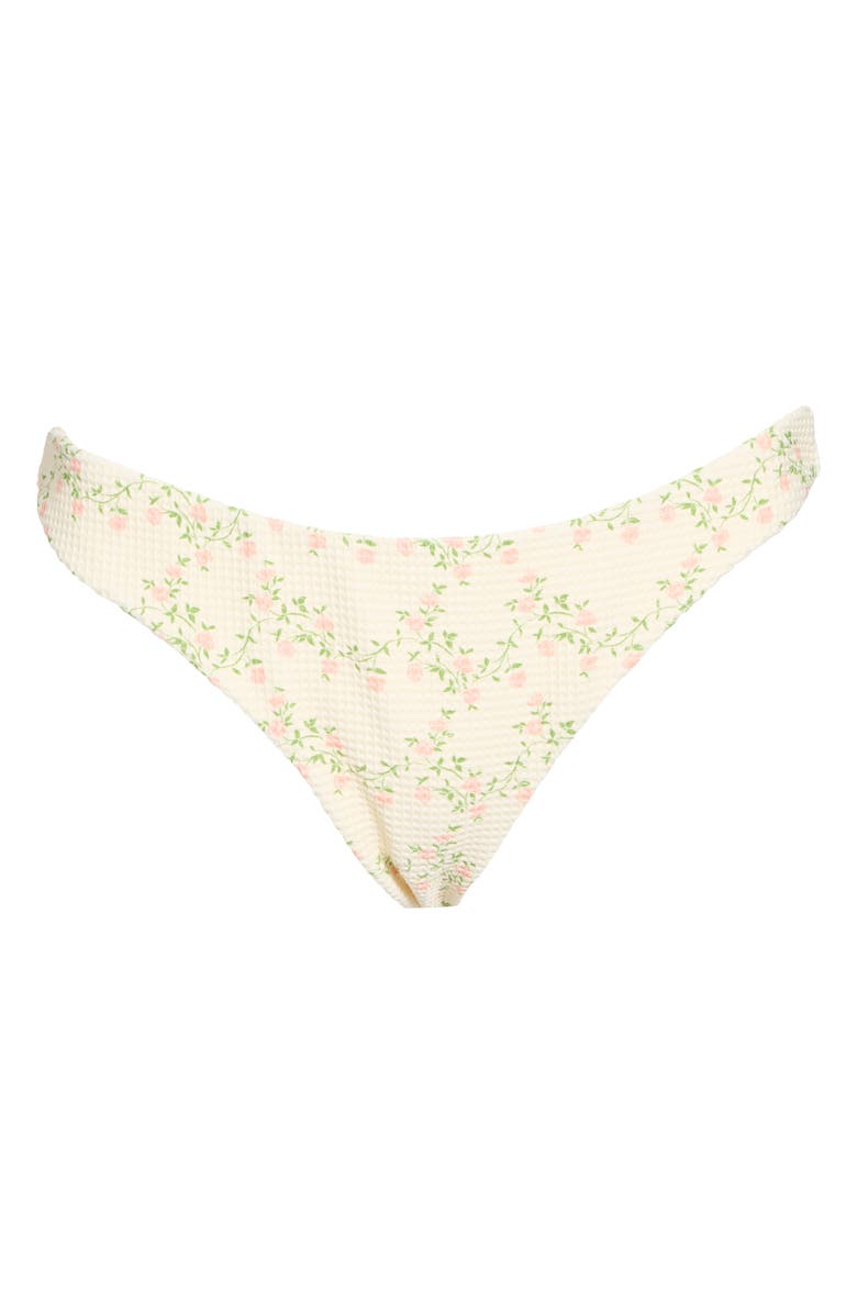 Dippin Daisys Palm Floral Bikini Bottoms, Alternate, color, Rose/ Milk