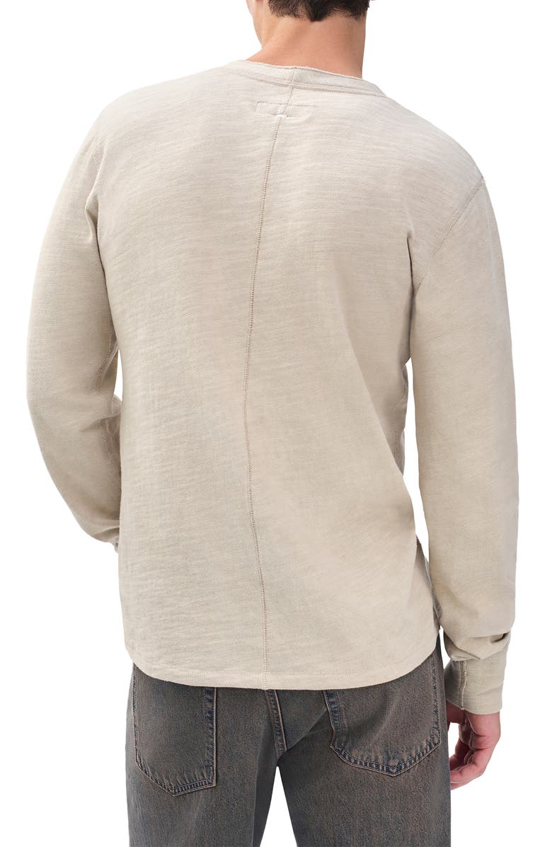 rag & bone Classic Slim Fit Henley, Alternate, color, Stonewall