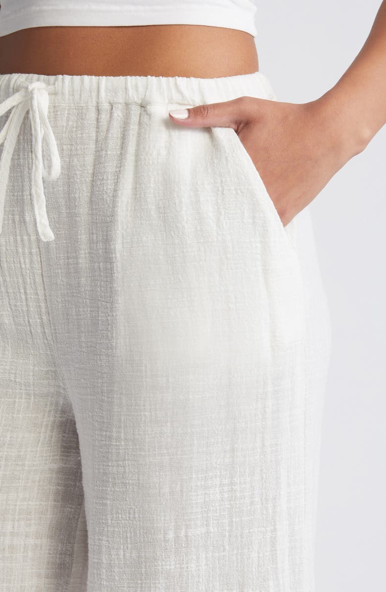 Rip Curl Santorini Border Print Palazzo Pants, Alternate, color, 