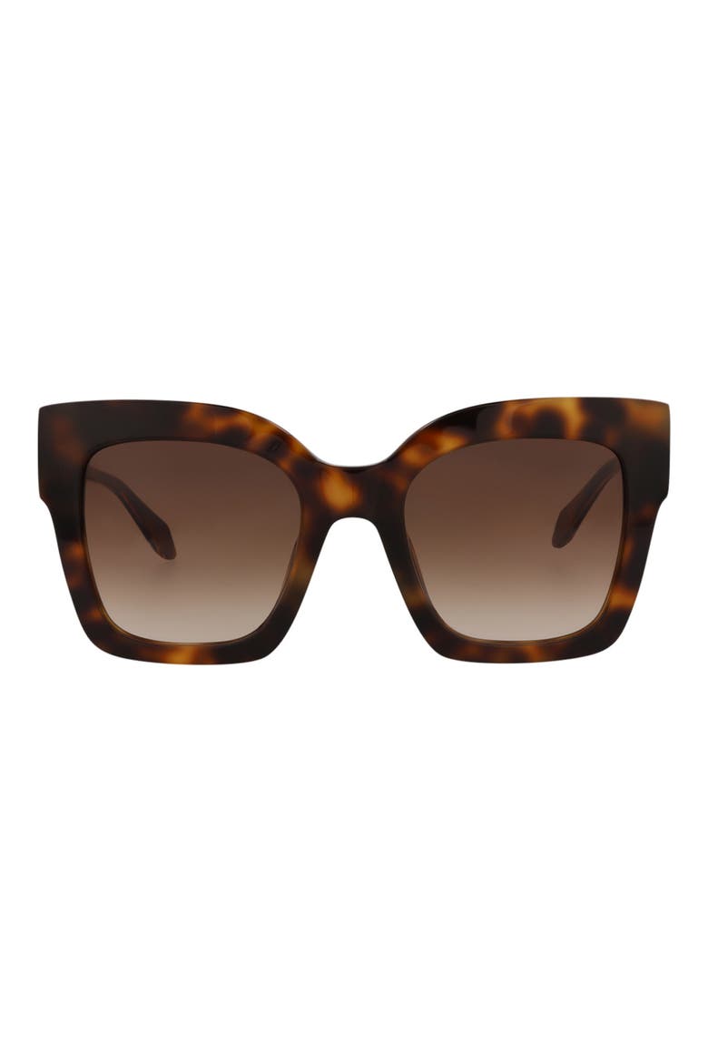 52mm Square Sunglasses, Main, color, HAVANA HAVANA BROWN