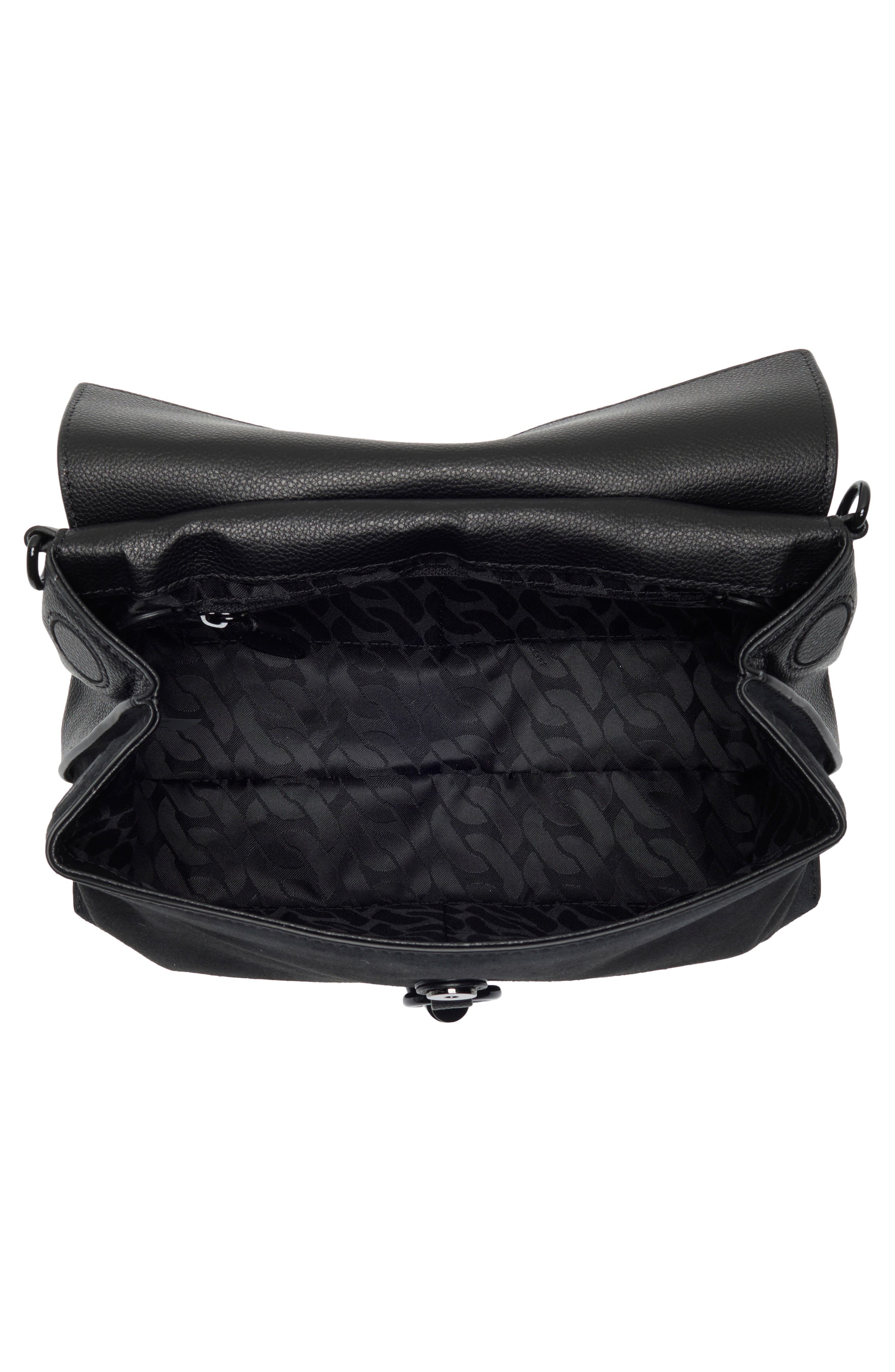 Rebecca Minkoff Keith Small Satchel Bag, Alternate, color, Black