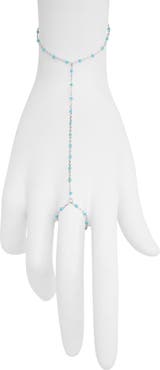 Nashelle Iris Bead Hand Chain