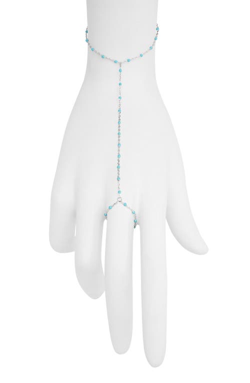 Nashelle Iris Bead Hand Chain