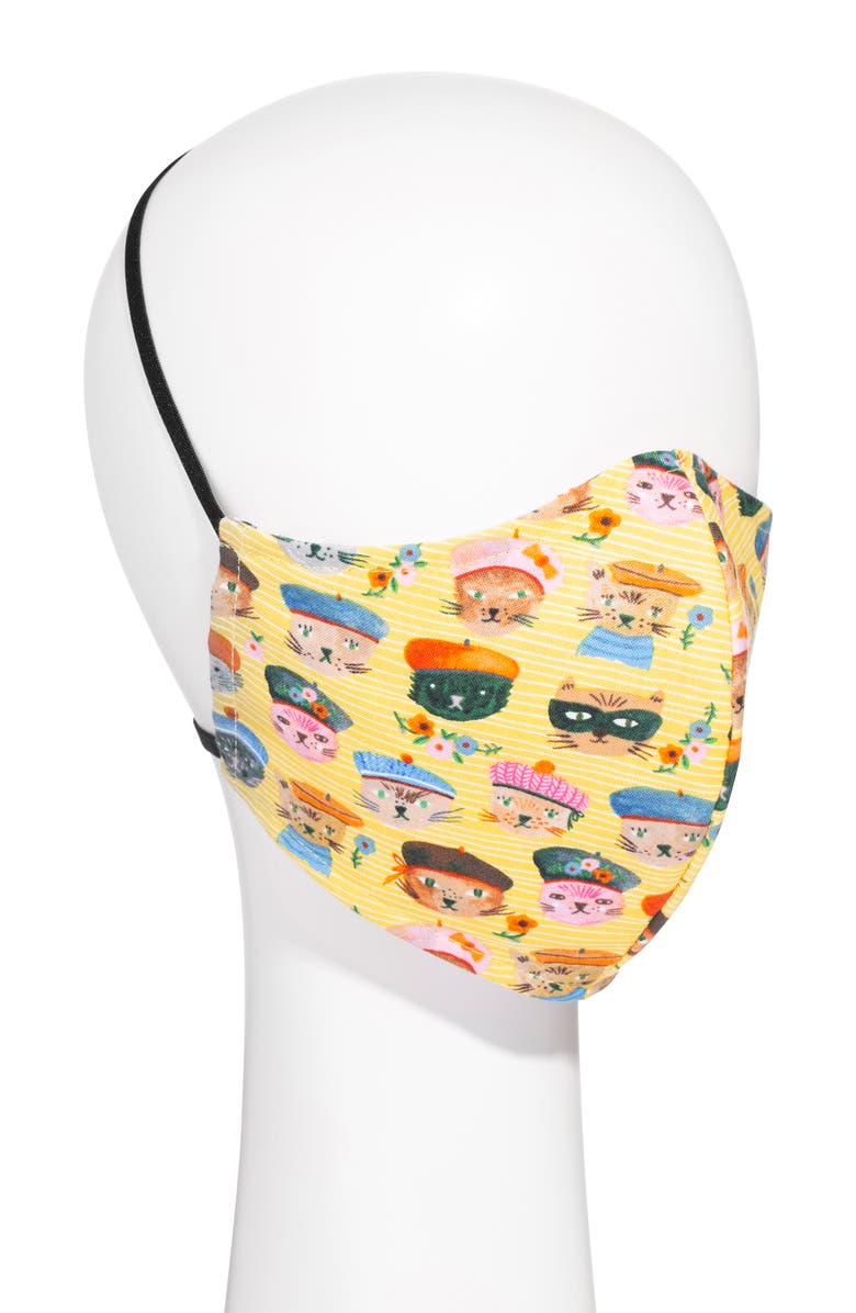 L. Erickson Love Adult Contoured Reversible Face Mask, Alternate, color,