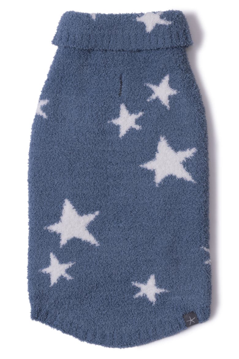 CozyChic® Starry Night Pet Sweater, Main, color, BLUE DUSK-PEARL